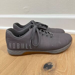 No Bull Men's 8.5 Women's 10 Dark Grey Gum Athletic Trainers Sneakers Lace